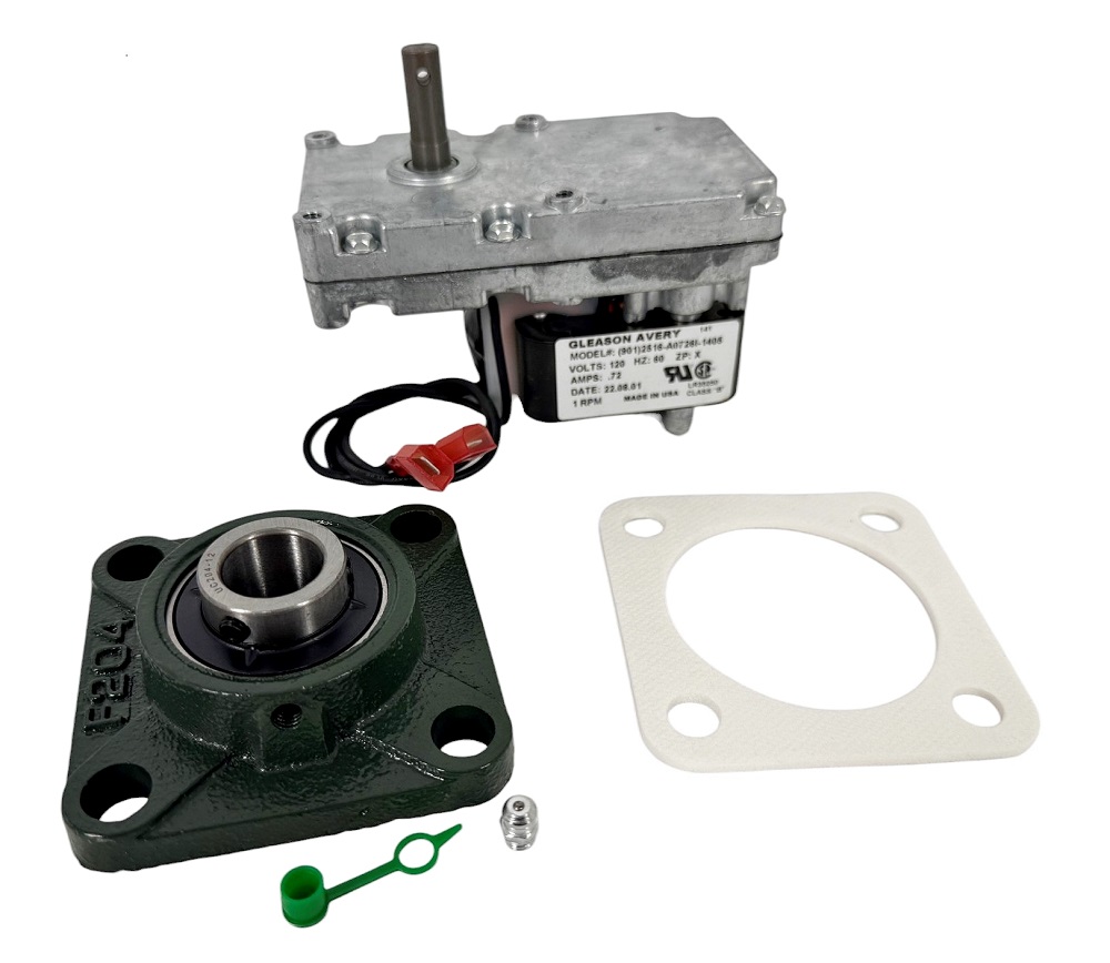 England Stove Works, Englander Auger Feed Motor Kit - Feed Motor, Bearing and Gasket, AMP