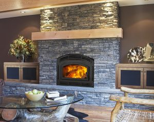 QuadraFire Pioneer III Wood Burning Fireplace