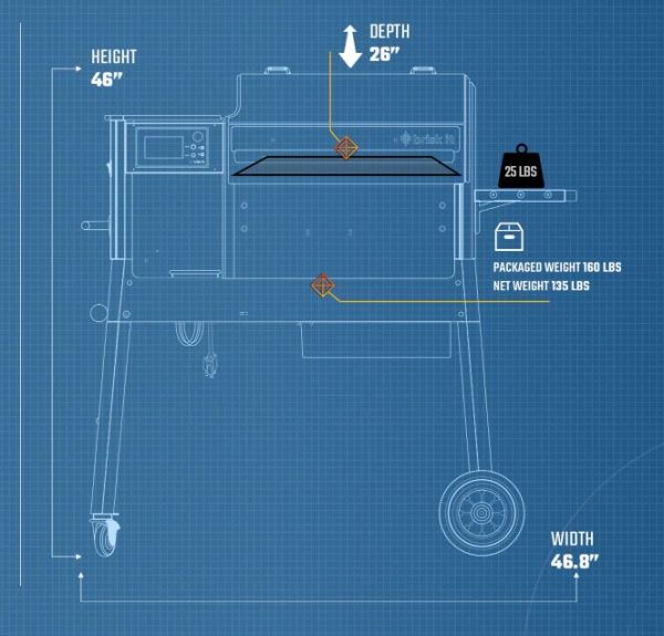 Brisk It Origin-580 Grill All-Weather Protective Cover, OEM - Image 6