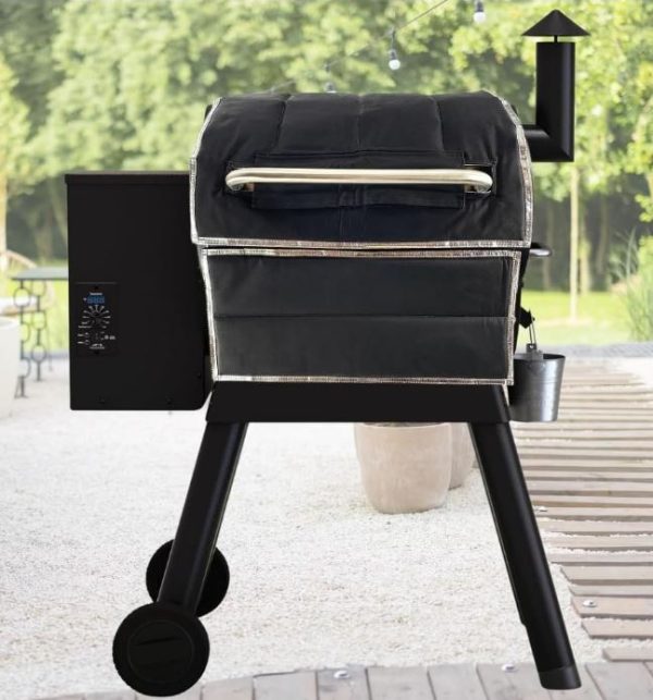 Insulated, Magnetic Thermal BBQ Blanket Cover for Traeger Grills, BAC626