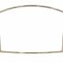 QuadraFire Santa Fe FS and Santa Fe Insert Decorative Bright Nickel Door Trim, OEM