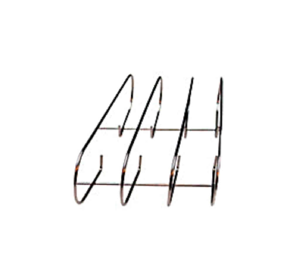 Pellethead HALF Rib Rack for Pellet, Gas, & Charcoal Grills, 12" x 16" x 4"