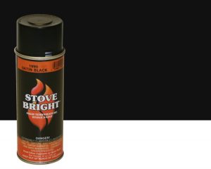 Stove Bright Satin Black, High Temperature Spray Paint