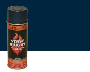 Stove Bright Blue Metallic, High Temperature Spray Paint