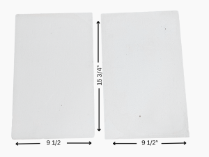 Quadra-Fire Fiber Board Baffle Set, 2pc, PH