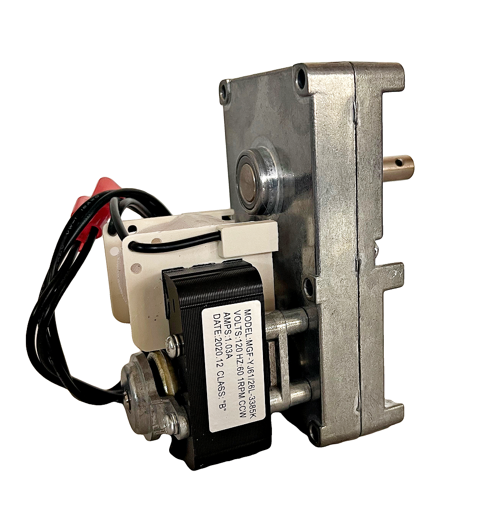 Napoleon and Timberwolf Auger Feed Motor, 1 RPM Clockwise W/Hole In Shaft, PH - Image 3